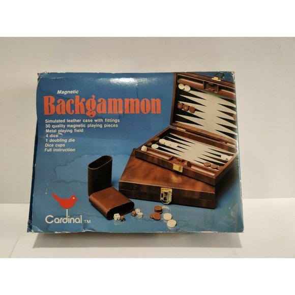 Cardinal Other - Vintage Cardinal Backgammon Game Set With Travel